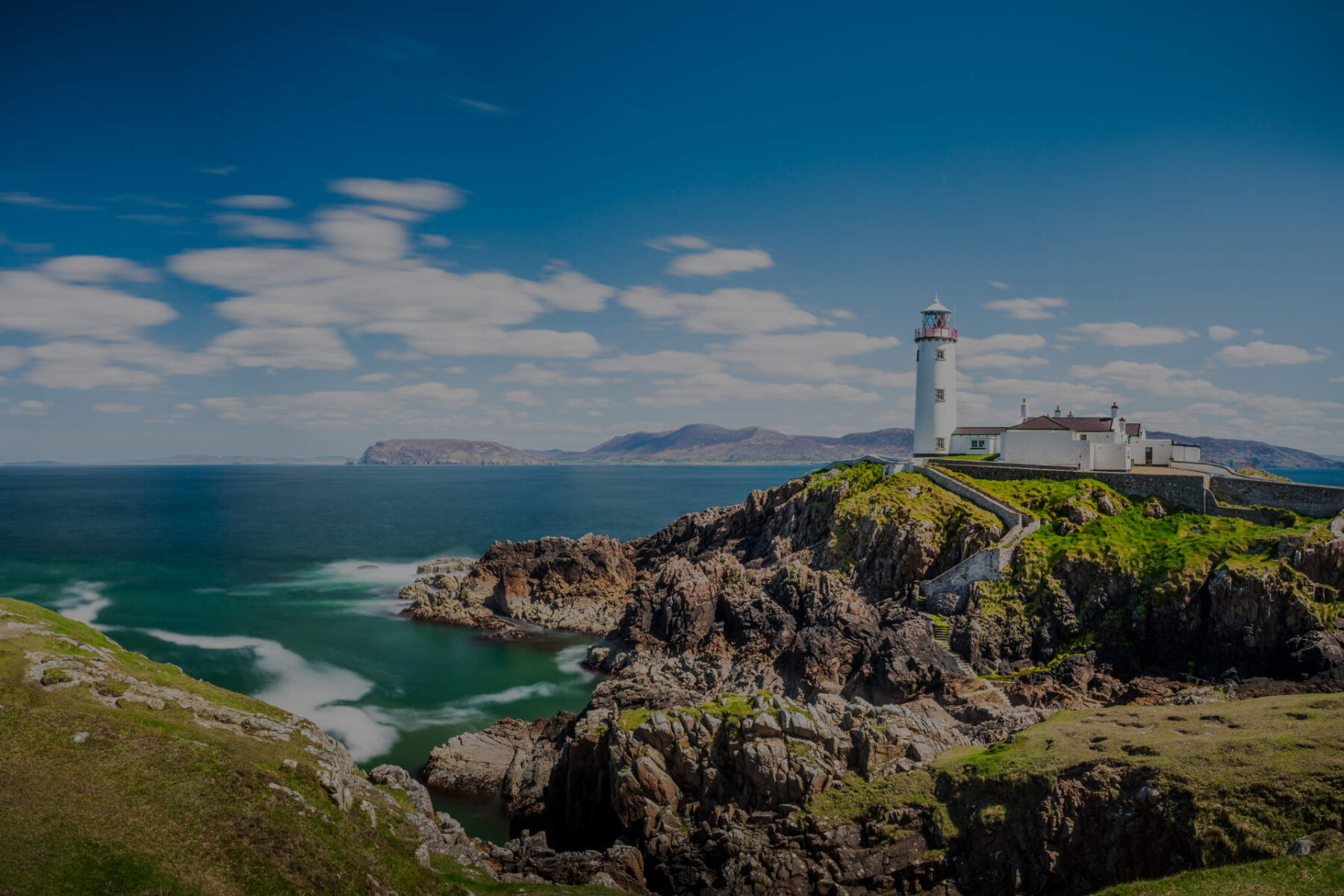 Ireland Lighthouse in Ireland Sea